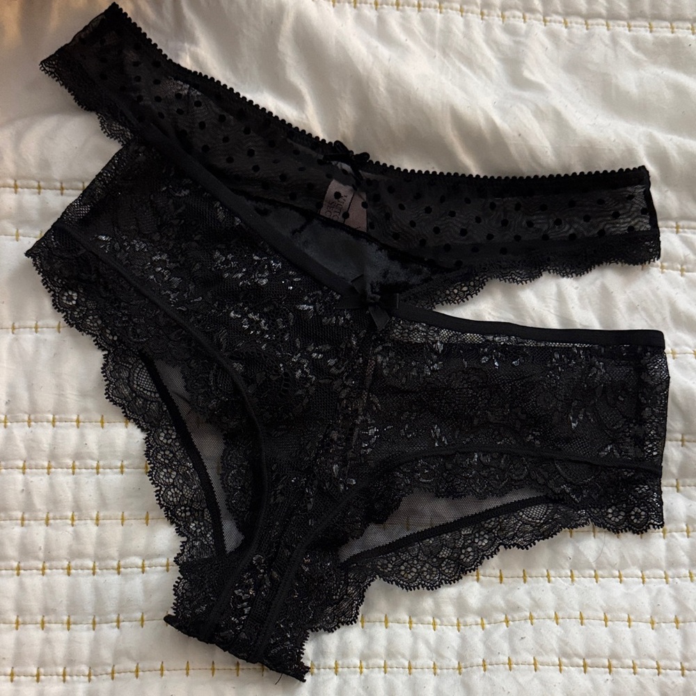 Victoria’s Secret MYSTERY Bundle - two panties thong or cheeky - SMALL - NWT - Picture 7 of 8
